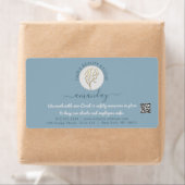 Hairdresser Beauty Studi Lashes Gold Logo QR CODES Etiket (Insitu)