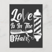 Hairdresser Cosmetology Afstuderen Barber Salon Briefkaart (Voorkant)