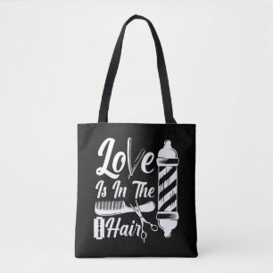 Hairdresser Cosmetology Afstuderen Barber Salon Tote Bag