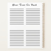 Hairdresser Daily Planner HAMbyWG (Achterkant)