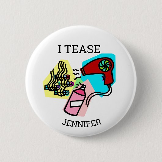 Hairdresser Gifts Ronde Button 5,7 Cm (Voorkant)