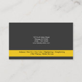 Hairdresser (goud) visitekaartje (Achterkant)