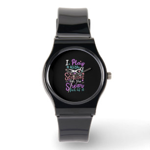 Hairdresser Haarstylist Gift Horloge