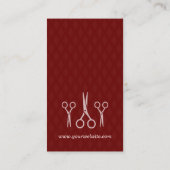 Hairdresser Haarstylist - Retro Visitekaartje (Achterkant)