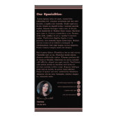 Hairdresser Haarstylist Salon Owner Best Friend Reclamekaart (Achterkant)