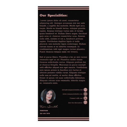 Hairdresser Haarstylist Salon Owner Best Friend Reclamekaart (Achterkant)