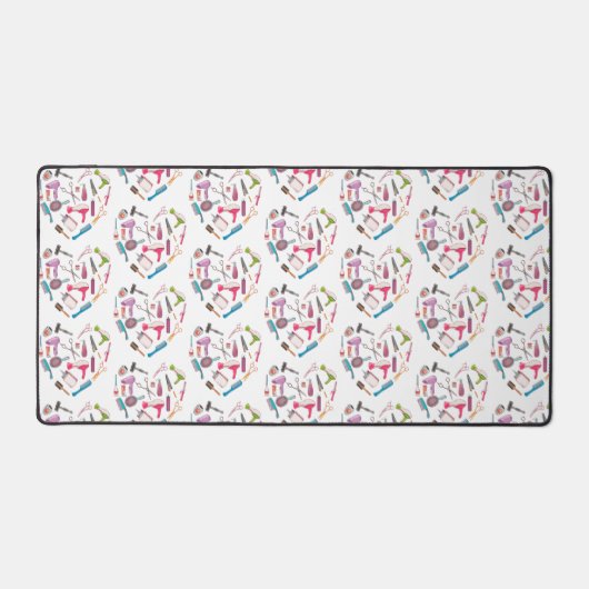 Hairdresser Haarstylist Tool Heart Bureaumat (Voorkant)