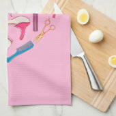 Hairdresser Haarstylist Tool Heart Theedoek (Quarter Fold)