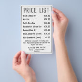 Hairdresser Hair Salon bijsluiter Flyer (Hand)