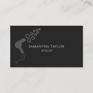 Hairdresser Hair Stylist Drink Visitekaartje