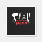 Hairdresser Hair Stylust Hair Dryer Hair Salon Gif Servet (Voorkant)