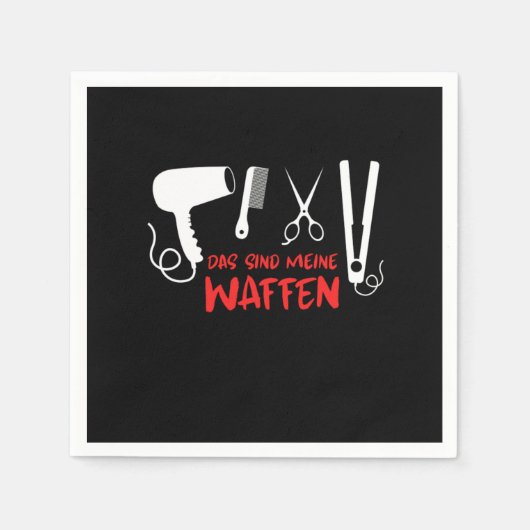 Hairdresser Hair Stylust Hair Dryer Hair Salon Gif Servet (Voorkant)