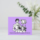 Hairdresser Humor - Natuurlijk kan ik een geheim b Briefkaart (Staand voorkant)