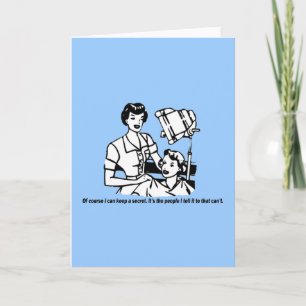 Hairdresser Humor - Natuurlijk kan ik een geheim b Kaart