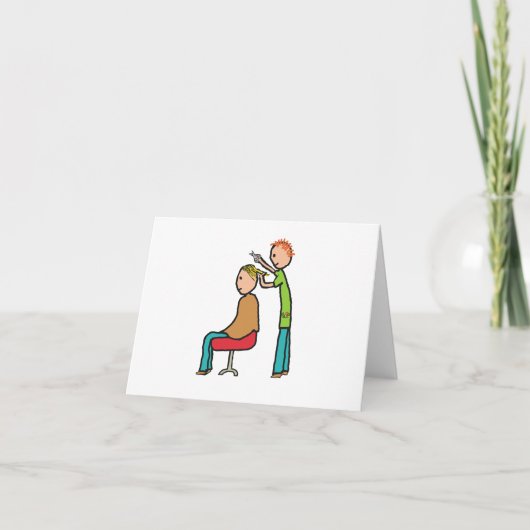 Hairdresser Kaart (Voorkant)