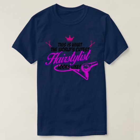 Hairdresser kapster t-shirt (Design voorkant)