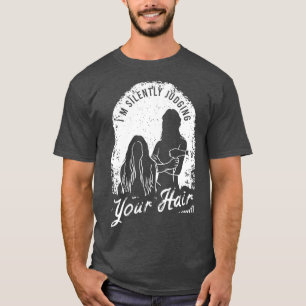 Hairdresser kostuum voor een Haarstylist en Barber T-shirt