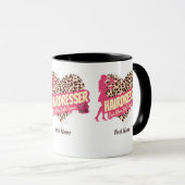 Hairdresser Leopard Hair Hustler Haarstylist Mok (Voorkant rechts)