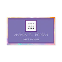 Hairdresser Makeup Artist Beauty Holographic Logo