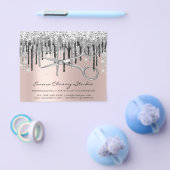 Hairdresser Nail Stylist Silver Grey Roos Drivers Flyer (Enkel)