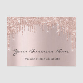 Hairdresser Nails Makeup Eyelash Roos druipt in de Tissuepapier