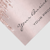 Hairdresser Nails Makeup Eyelash Roos druipt in de Tissuepapier (Detail)