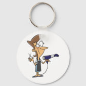 Hairdresser op de Sleutelhanger van het Werk (Voorkant)