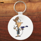 Hairdresser op de Sleutelhanger van het Werk (Voorkant)