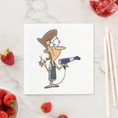 Hairdresser op het werk servet (Insitu)