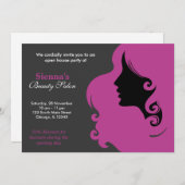 Hairdresser (Plum) Kaart (Voorkant / Achterkant)