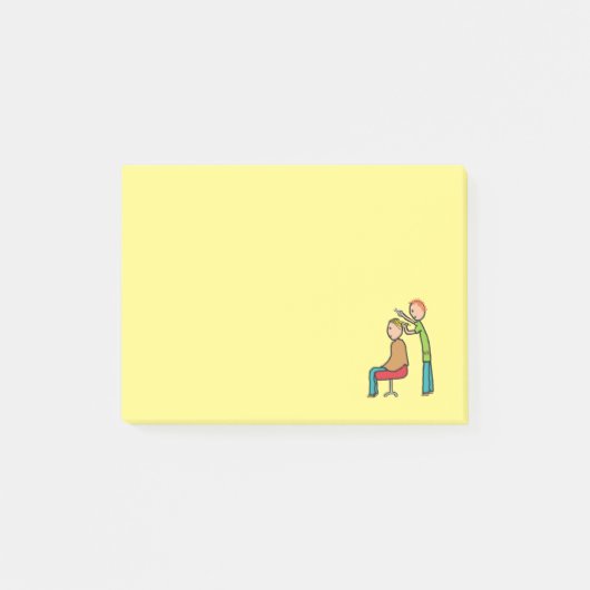 Hairdresser Post-it® Notes (Voorkant)