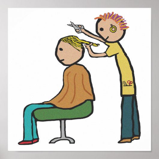 Hairdresser Poster (Voorkant)