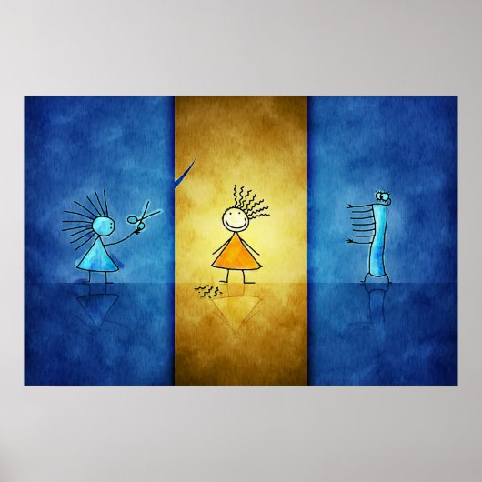 Hairdresser Poster (Voorkant)