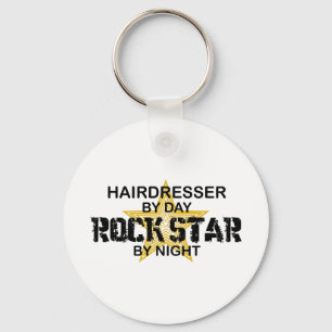 Hairdresser Rock Star by Night Sleutelhanger
