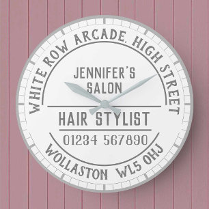Hairdresser Salon Wall Clock Grote Klok