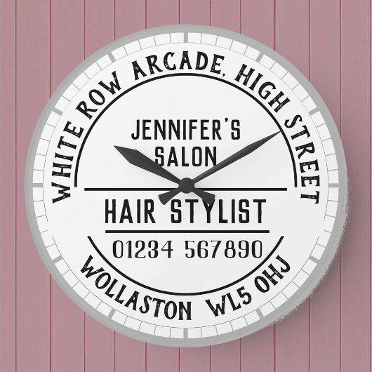 Hairdresser Salon Wall Clock Grote Klok