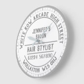 Hairdresser Salon Wall Clock Grote Klok (Hoek)
