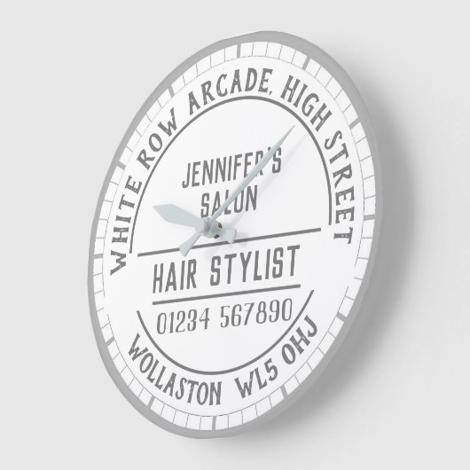 Hairdresser Salon Wall Clock Grote Klok (Hoek)