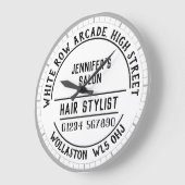Hairdresser Salon Wall Clock Grote Klok (Hoek)