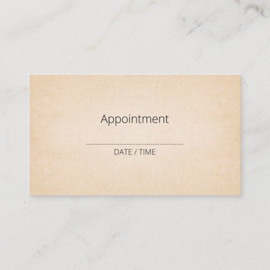 Hairdresser Scissors Afsprakenkaartje (Achterkant)