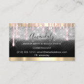 Hairdresser Scissors Coiffeur Makeup Pin Drivers Visitekaartje (Achterkant)