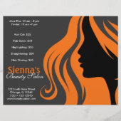 Hairdresser (Sinaasappel) Flyer (Voorkant)