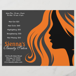 Hairdresser (Sinaasappel) Flyer