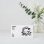 Hairdresser Skull Visitekaartje (Staand voorkant)