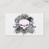Hairdresser Skull Visitekaartje (Achterkant)