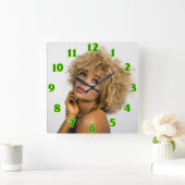 Hairdresser Square Wall klok (Huis)