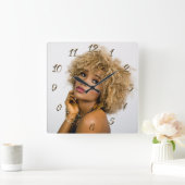 Hairdresser Square Wall klok (Huis)