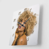 Hairdresser Square Wall klok (Hoek)