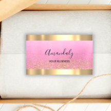 Hairdresser Stylist Coiffeur Scissors Gold Pink