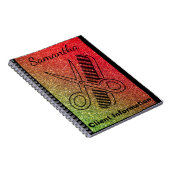 Hairdresser Stylist Colorist Salon Client Info Notitieboek (Rechterzijde)